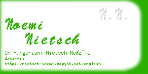 noemi nietsch business card